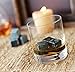 Xcellent Global Set of 9 Whiskey Chilling Rocks Soapstone Whiskey Stones Perfect for Wedding, Father's Day, Birthday or Gift Idea for Him, Carrying Bag Included M-HG066