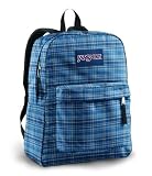 JanSport Classic SuperBreak Backpack, Blue Ridge Kings Plaid