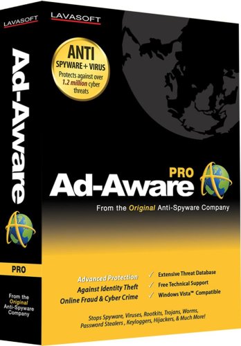 Lavasoft Ad-Aware 2008 PRO & Anti-Virus, 3 User