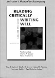 Instructor s Manual to Accompany Reading Critically Writing Well: A Reader and Guide