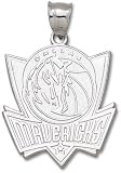 Dallas Mavericks Solid Sterling Silver Logo Giant Pendant
