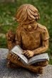 Boy With Book Statue
