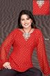 Spicy Red Indian womens Kurti / Tunic