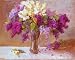 Elizabeth's Lilacs, Lilacs Art Poster Print by Xiaogang Zhu, 20x16