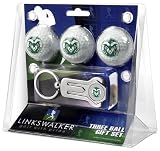 Colorado State Rams 3 Golf Ball Gift Pack w/ Hat Clip - NCAA College Athletics