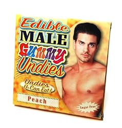Edible Panties Peach Gummy Men's Underwear