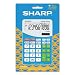 Sharp Chiyogami Blue Calculator-10-Digit, Twin-Powered Desktop Calculator with One To...