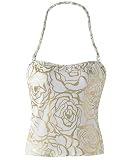 Newport News Rose-Print Bandeau Tankini Swimsuit Top