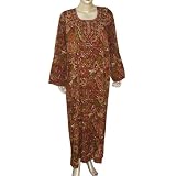51dg3xAgc%2BL. SL160  Maternity Clothing Women Long Sleeve Viscose Caftan Size L
