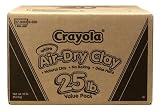 Crayola Air Dry Clay 25 lb Value Pack White