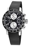 Fortis Mens 665.10.11K B-42 Stratoliner Automatic Chronograph Black Dial Watch