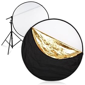 eForCity 5-in-1 Collapsible Multi Disc Light Reflector, 43 INCH