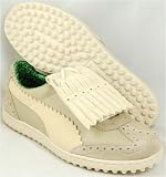 PUMA Golf Cat Mens Safari Beige/Winter White Golf Shoes