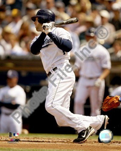 Kevin Kouzmanoff 2008 Batting Action Finest LAMINATED Print Unknown 8x10