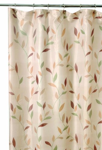 Famous Home Fashions Shadow Leaf Shower Curtain Famous Home Fashions Shadow Leaf Shower Curtain