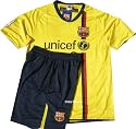 FC Barcelona-Yellow 2008-09(Jersey & Shorts)