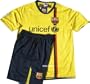 FC Barcelona-Yellow 2008-09(Jersey & Shorts)
