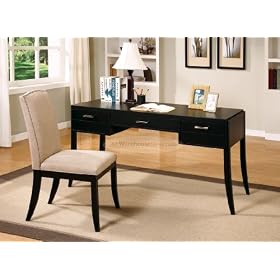 Cappuccino Desk With Chair Set