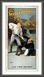 Historic Framed Theater Poster (XL), David Higgins great play The secret despatch