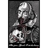 Zombie Shakespeare (Alas Poor Yorick) Art Poster Print - 24x36