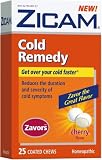 Zicam Cold Remedy Zavors Coated Chews, Cherry,  25-Count Box