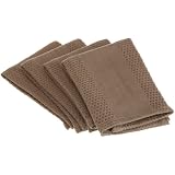 DII Organic Cotton Mocha Dish Cloth, Set of 4 by Design Imports