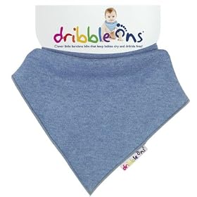 Dribble Ons Bright Colours Denim Blue