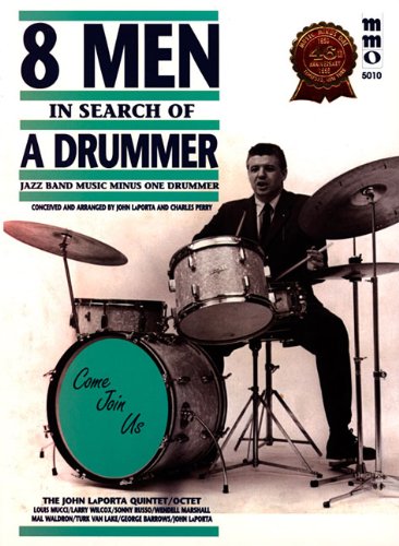 Music Minus One Drums: 8 Men in Search of a Drummer (Music Minus One (Numbered))