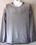 Mens Long Sleeve Crew Neck with Shoulder Trim Detail in 6 Color Combinations sizes M-XXL. Ladies, too!! Can be worn inside out for a second very cool look!