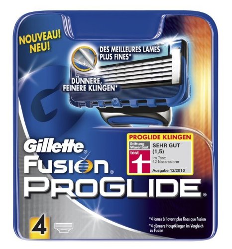 Gillette Fusion ProGlide Klingen, 4er