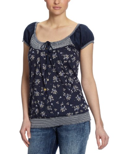 MEXX Damen T-Shirt N1ME4797, Gr. 42 (XL), Blau (463) Preisvergleich