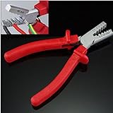 新しいdiy手圧着工具ワイヤーカッタープライヤー0.25-2.5mmケーブルストリッパーミニクリンパーのための家庭用品