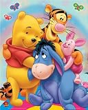 WINNIE THE POOH RAINBOW HUG MINI POSTER