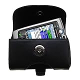 Horizontal Leather Case with Belt Clip/Loop for the Motorola A1010