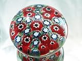 Murano Design Glass Art Millefiori Paperweight PW-1118