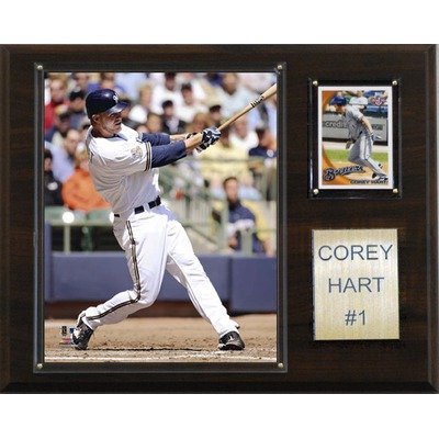 MLB Milwaukee Brewers Corey Hart Player Plaque