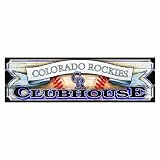 MLB Colorado Rockies 9-by-30 Wood Sign