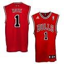 Derrick Rose Jersey: adidas Red Replica #1 Chicago Bulls Jersey