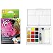 Sakura XNCW-12MH Koi Watercolor CAC Box 12 Color Field Sketch Set, Assorted Fluorescent & Metallics