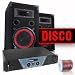 DJ and PA-complete home "Disco" set amplifier, speakers & cable