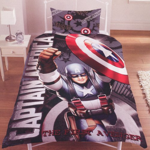 Captain America Freedom Single Duvet Quilt Cover OFFICIAL