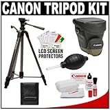 Canon 62" Deluxe Photo/Video 300 Tripod with 3-Way Panhead & Canon Zoom Pac ....