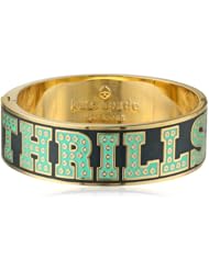kate spade new york "Idiom Bangles" Wonder Thrills Hinged Bracelet, 2.12"
