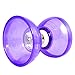 Cyclone Quartz Diabolo (Purp) - Triple Bearing Clutch Diablo - Juggle Dream Metal Hand Sticks & Firetoys Bag