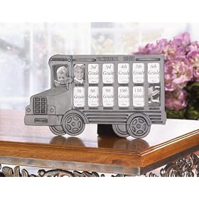 SCHOOL BUS PHOTO FRAME