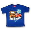 Lightning Mcqueen & Mater Royal Blue Kids T-Shirt