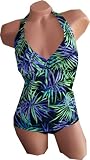 Speedo 2-piece Tropics Halter Tankini Style Swimsuit
