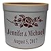 2 Gallon Personalized Stoneware Crock - Rose