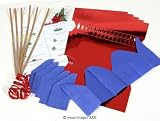 Make your own Christmas Cracker Pack - Metallic Red 6 pack