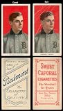 1909 t206 tobacco (baseball) Card# 405 claude rossman of the Detroit Tigers Good Condition